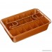 Funwill Non Stick Brownie Pans Tin with Dividers Heavy-duty Divided Brownie Tray 18-Cavity 12 by 8 inches - B07DGQVM9V